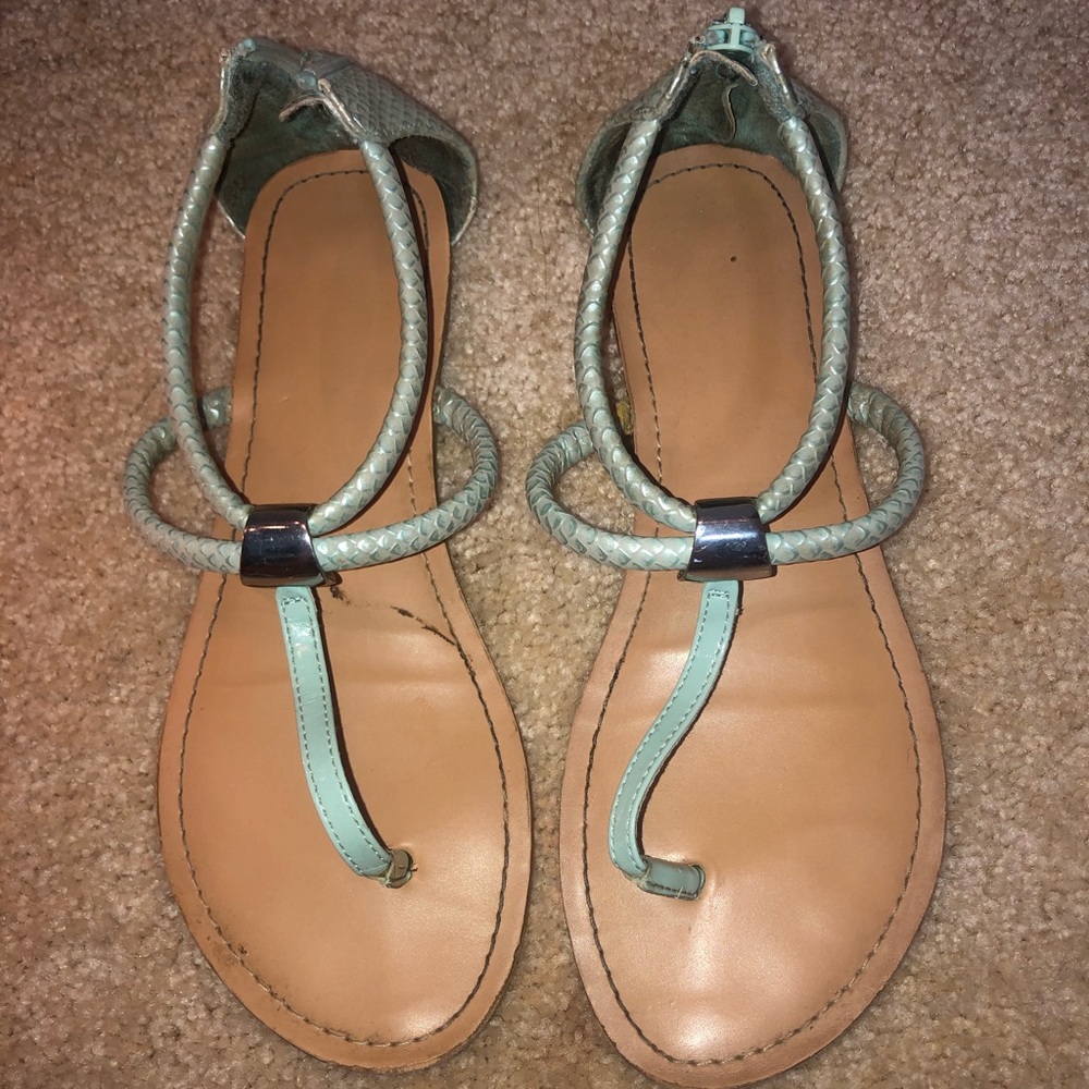 Blue Sandals